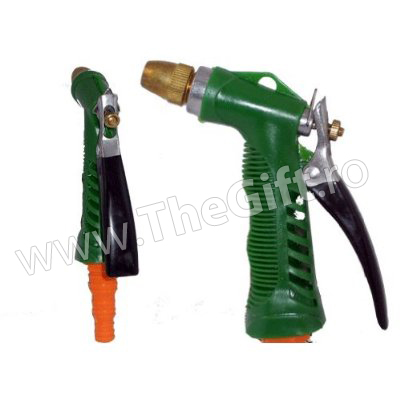 Pistol duza din metal, pentru furtun